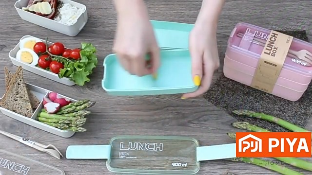 Amazon.com: Mejiwasmi Portable Bento Box, 3-layers Lunch Box